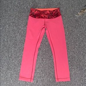 Lululemon reversible work out leggings